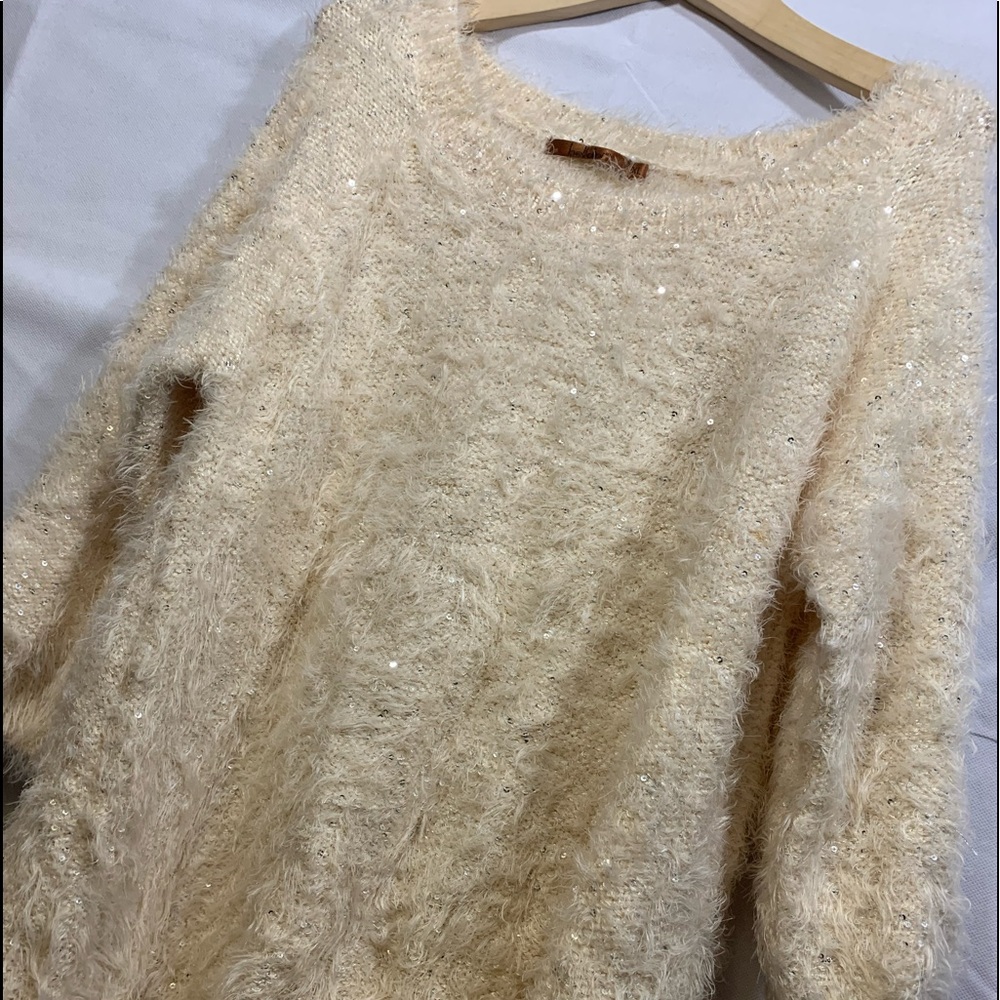 Belldini Sparkle and Shine Long Lines Sweater - Picture 4 of 4